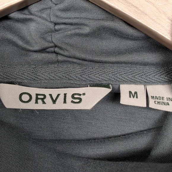 Orvis Front pocket Pullover Cowl Neck Top Size M - Picture 5 of 8